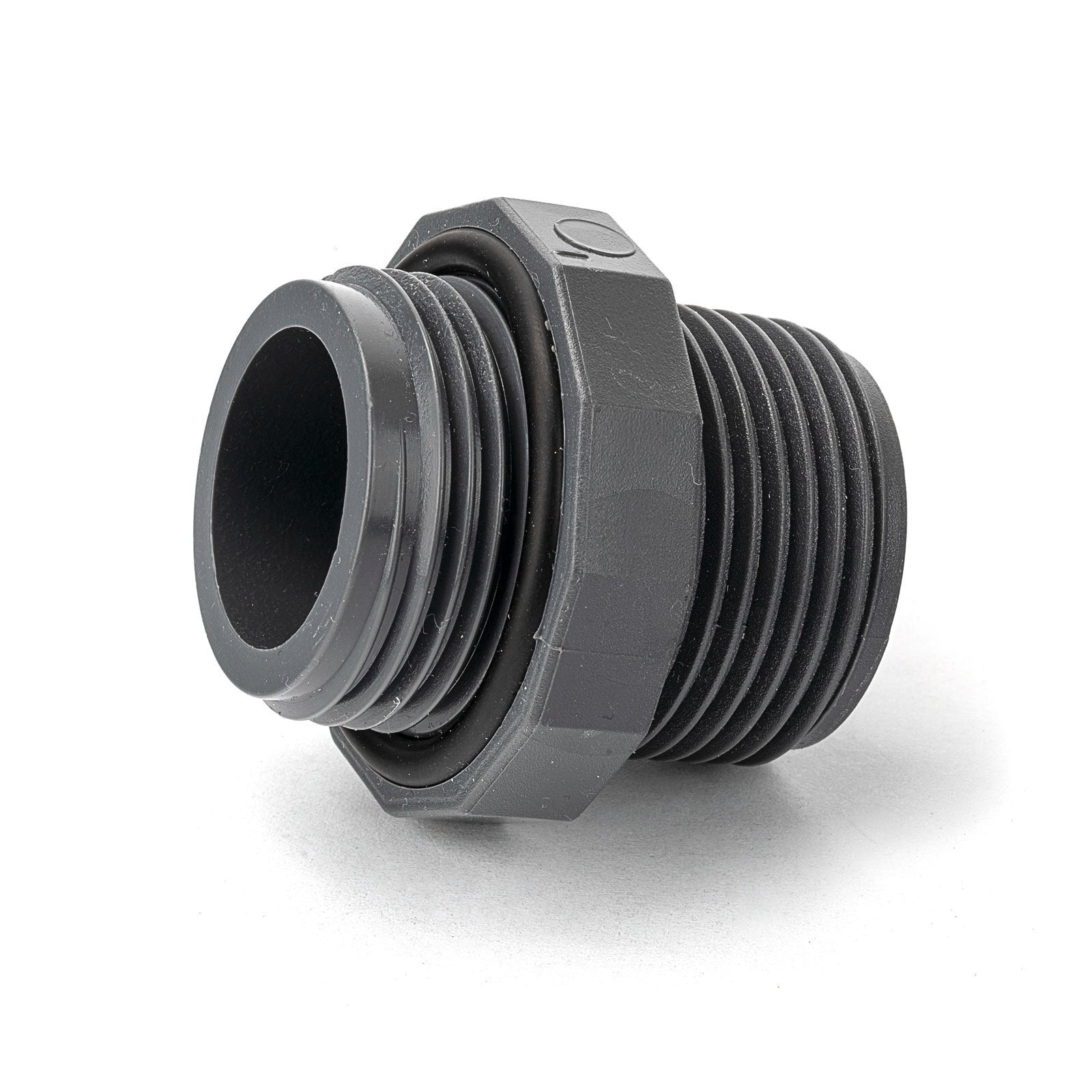 Holman 25mm Poly Irrigation O-Ring Nipple Grey Pipe Fitting