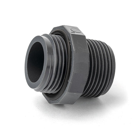 Holman 25mm Poly Irrigation O-Ring Nipple Grey Pipe Fitting