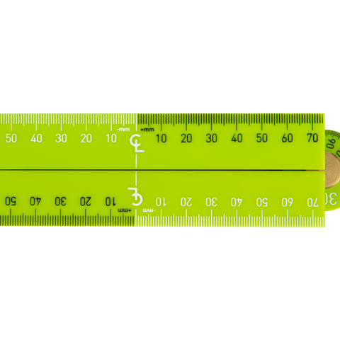 Tracer 600mm Pro Rule - Durable Measuring Tool - High Accuracy - Includes Angle Finder - SuperSaverAU - view 1