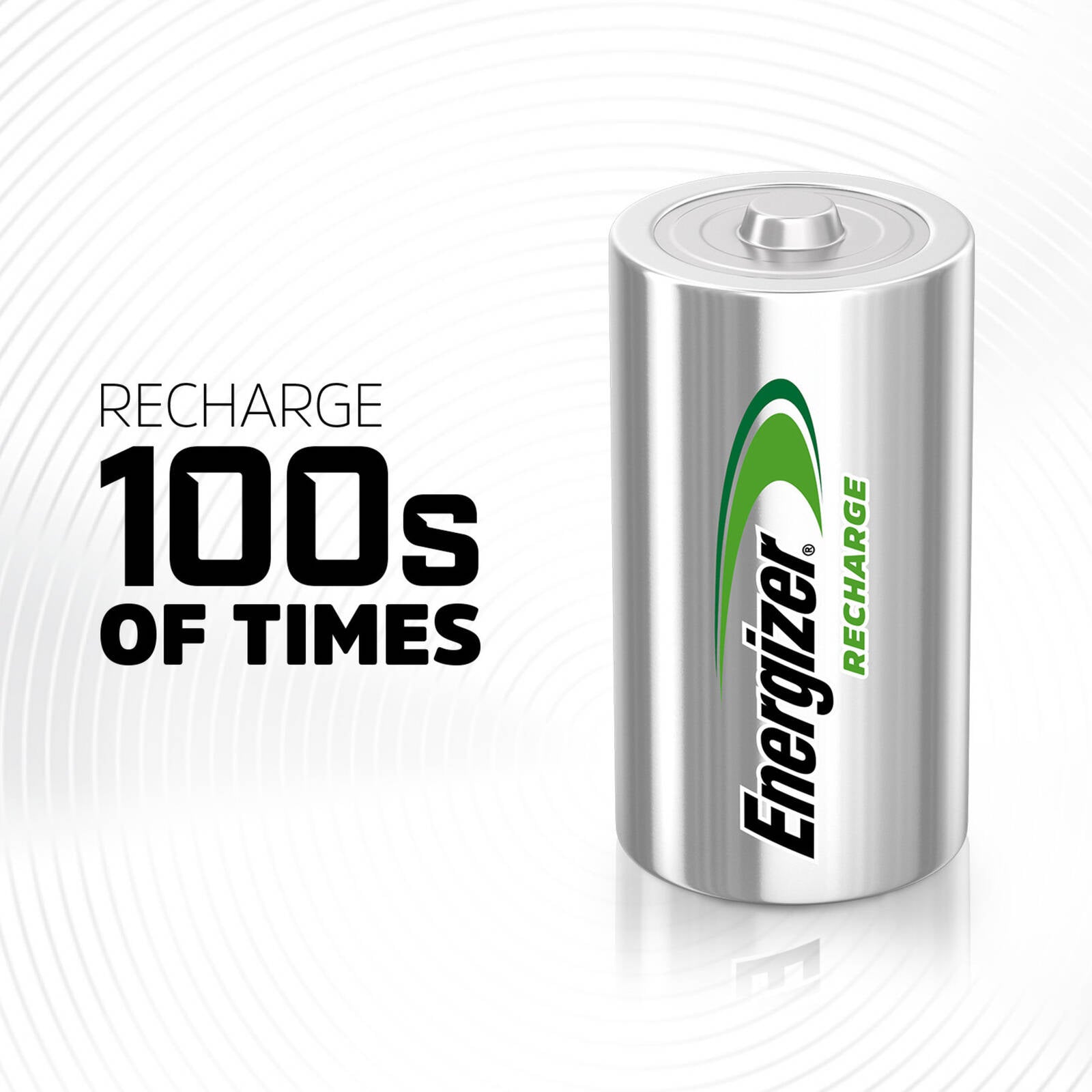 Energizer Recharge C Rechargeable Batteries - 2 Pack