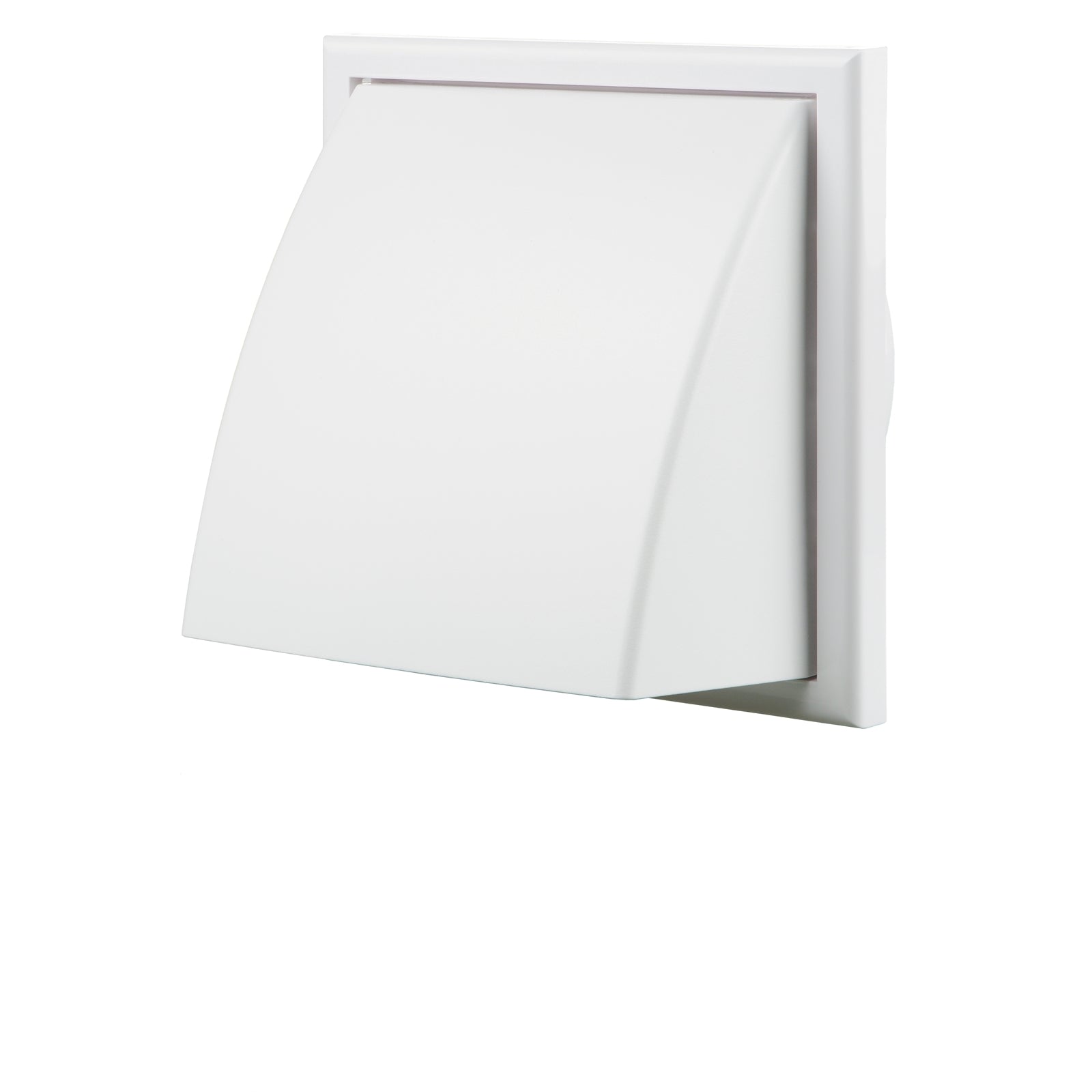 Blauberg 125mm White Weatherproof Exterior Wall Cowl Back Draft Stopper BLABGR125C