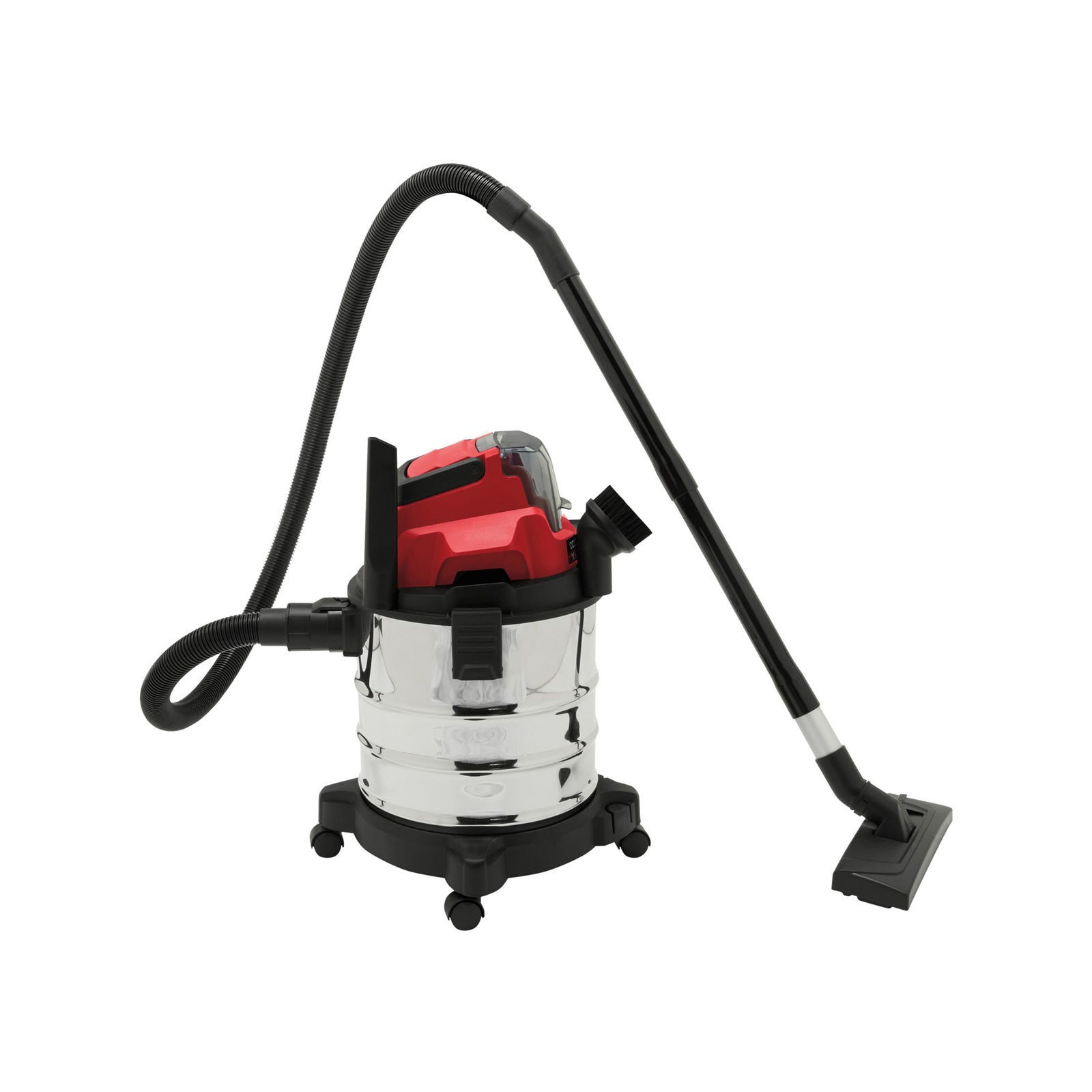 Ozito PXC 18V Cordless Wet & Dry Vacuum Cleaner PXVWDS-1818 - Skin Only, Stainless Steel Tank