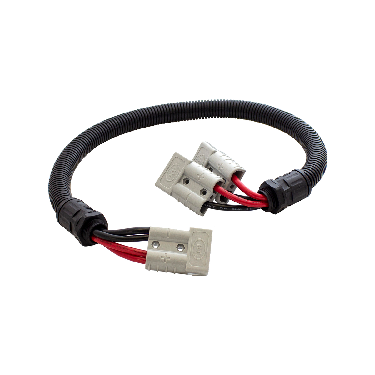 KT Solar HD 50A Connector to Twin HD Connectors, Grey