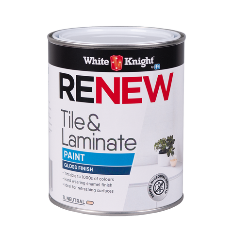 White Knight Renew Tile and Laminate Paint 1L - Neutral Gloss - SuperSaverAU - view 1