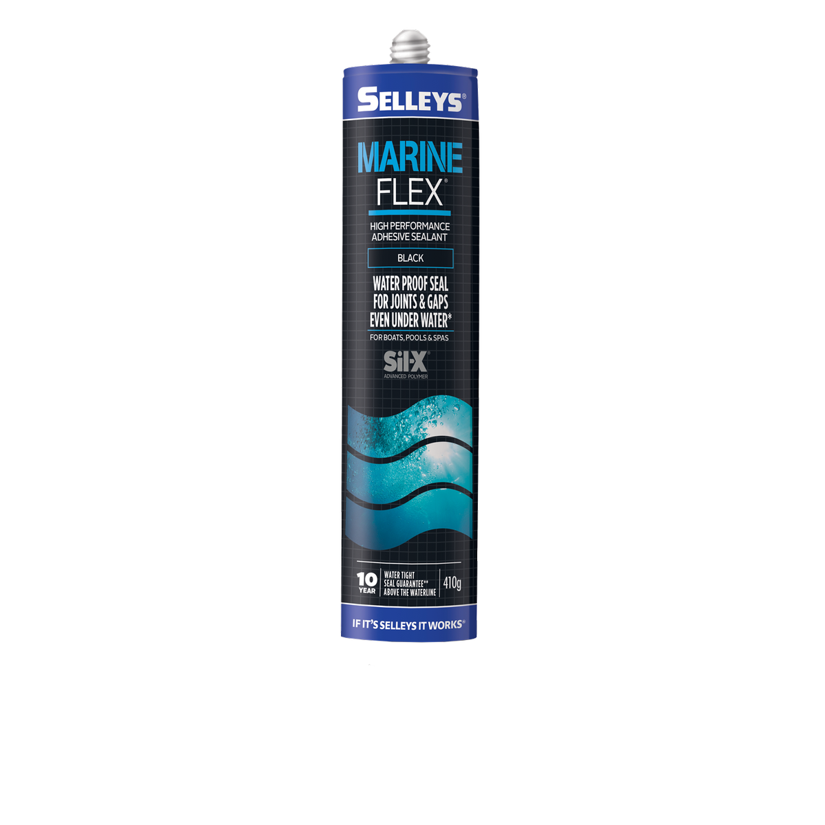 Selleys MarineFlex Marine Sealant Black 410g