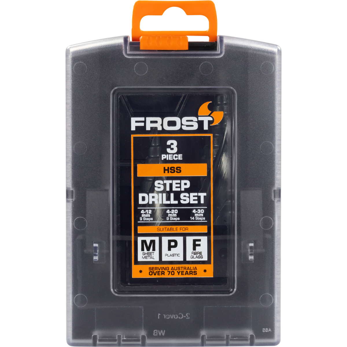 Frost 3 Piece HSS Step Drill Set