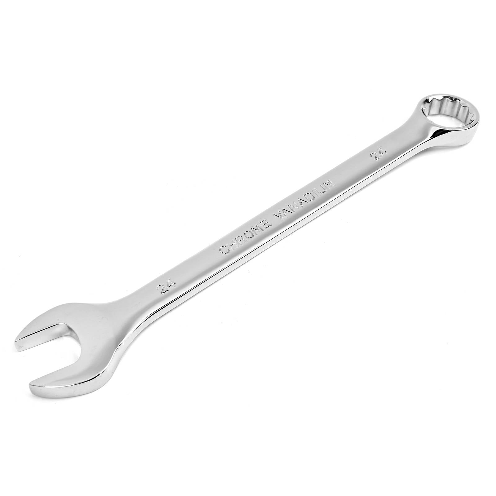 Trojan 24mm Combination Spanner, Chrome Vanadium 12 Point Ring End