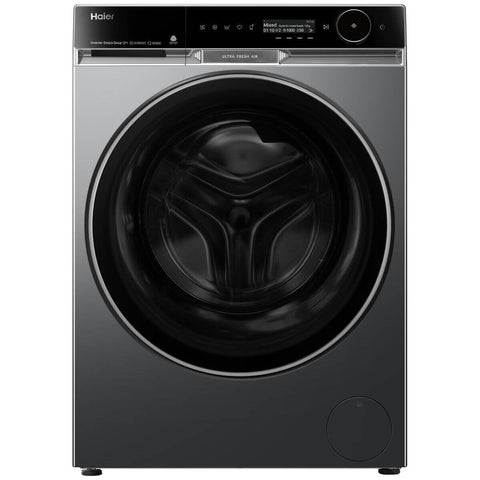 Haier 600 Series 12kg Front Loader - Dark Finish, Steam Care, UV Protect, 5 Star Energy - HWF12PXB2