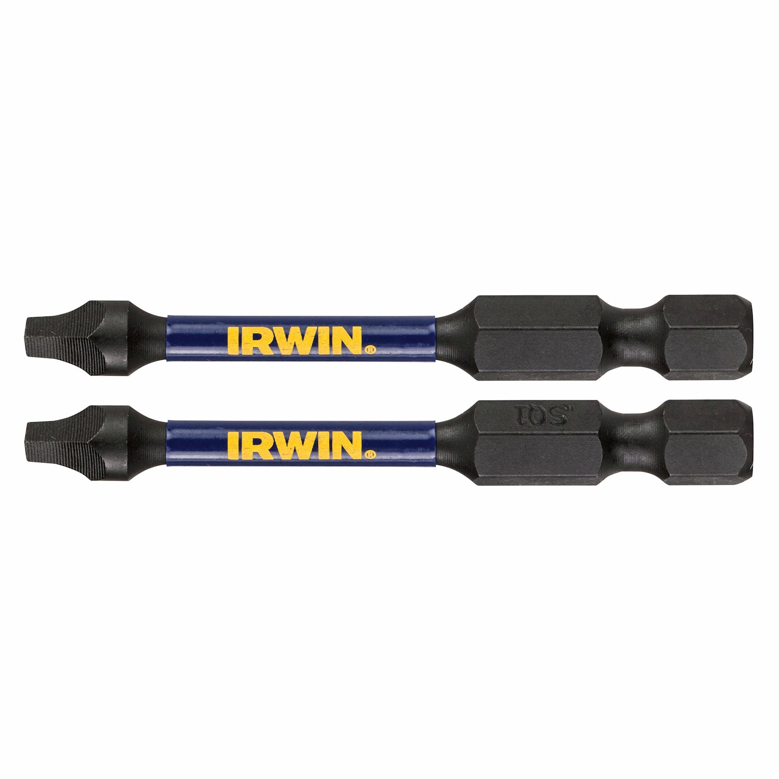 Irwin Impact Pro Performance 57mm SQ1 Screwdriver Bit 2 Pack
