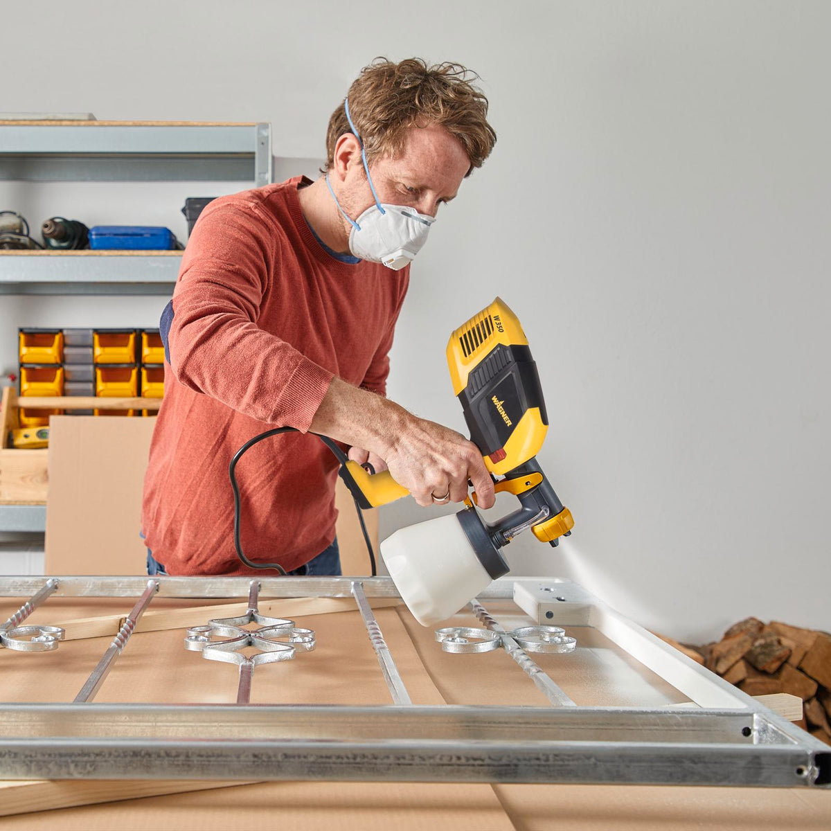 Wagner W350 Wood & Metal Paint Sprayer - 800ml 550W