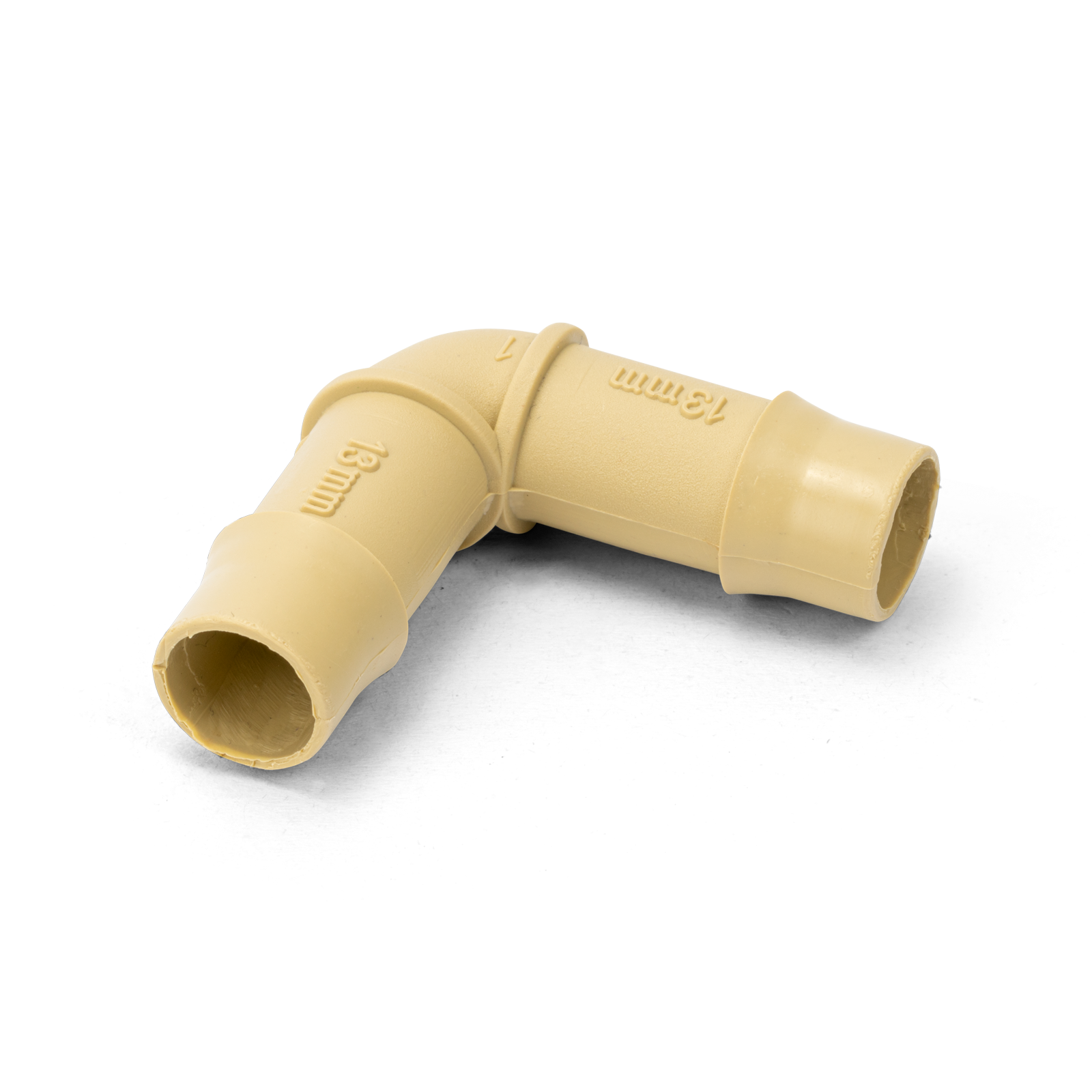 Holman 13mm Beige Poly Irrigation Barbed Elbow - Polypropylene