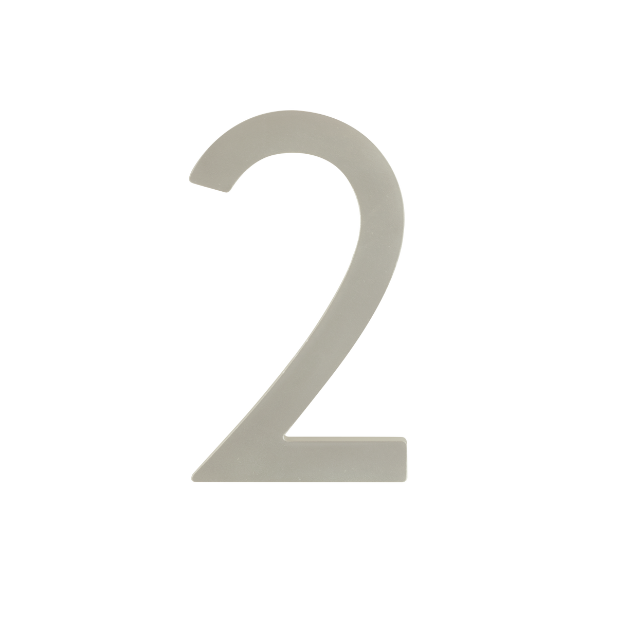 Sandleford Lorne Numeral 2 100mm Stainless Steel House Number