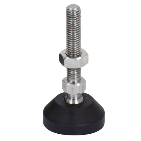 Richmond Wheel and Castor Co. 40mm x M10 Zinc Plated Ball Jointed Levelling Foot