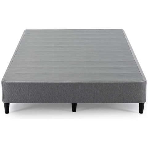 Zinus Keenan King Single ensemble bed base - grey fabric, steel frame, 150kg capacity - AU-BSLB-DG-KS