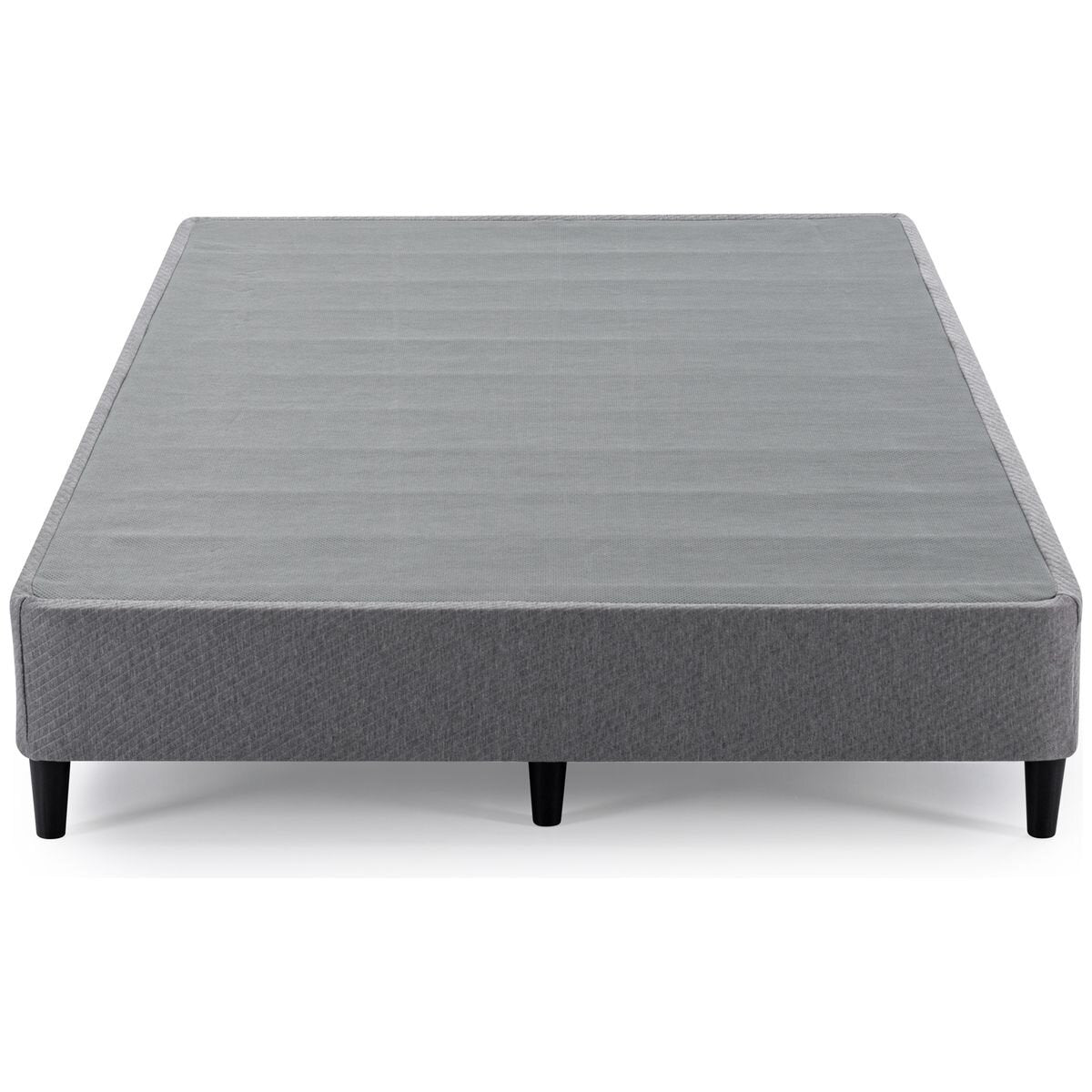 Zinus Keenan King Single ensemble bed base - grey fabric, steel frame, 150kg capacity - AU-BSLB-DG-KS