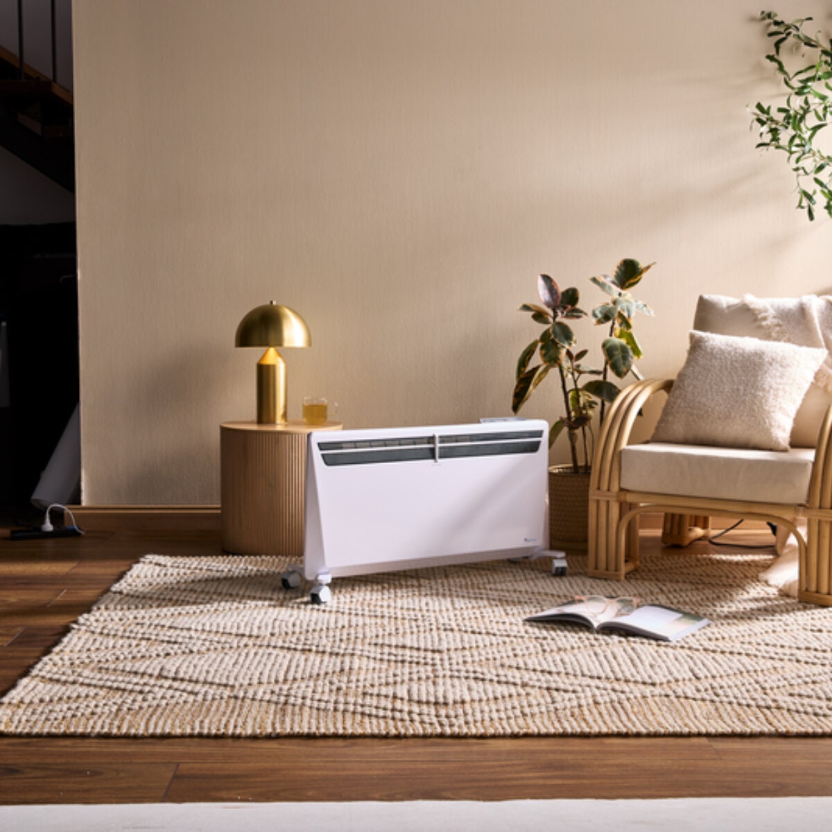 Ausclimate EcoSmart Medium 1500W Panel Heater - Wi-Fi App Control, Inverter Technology, White - ACPH720