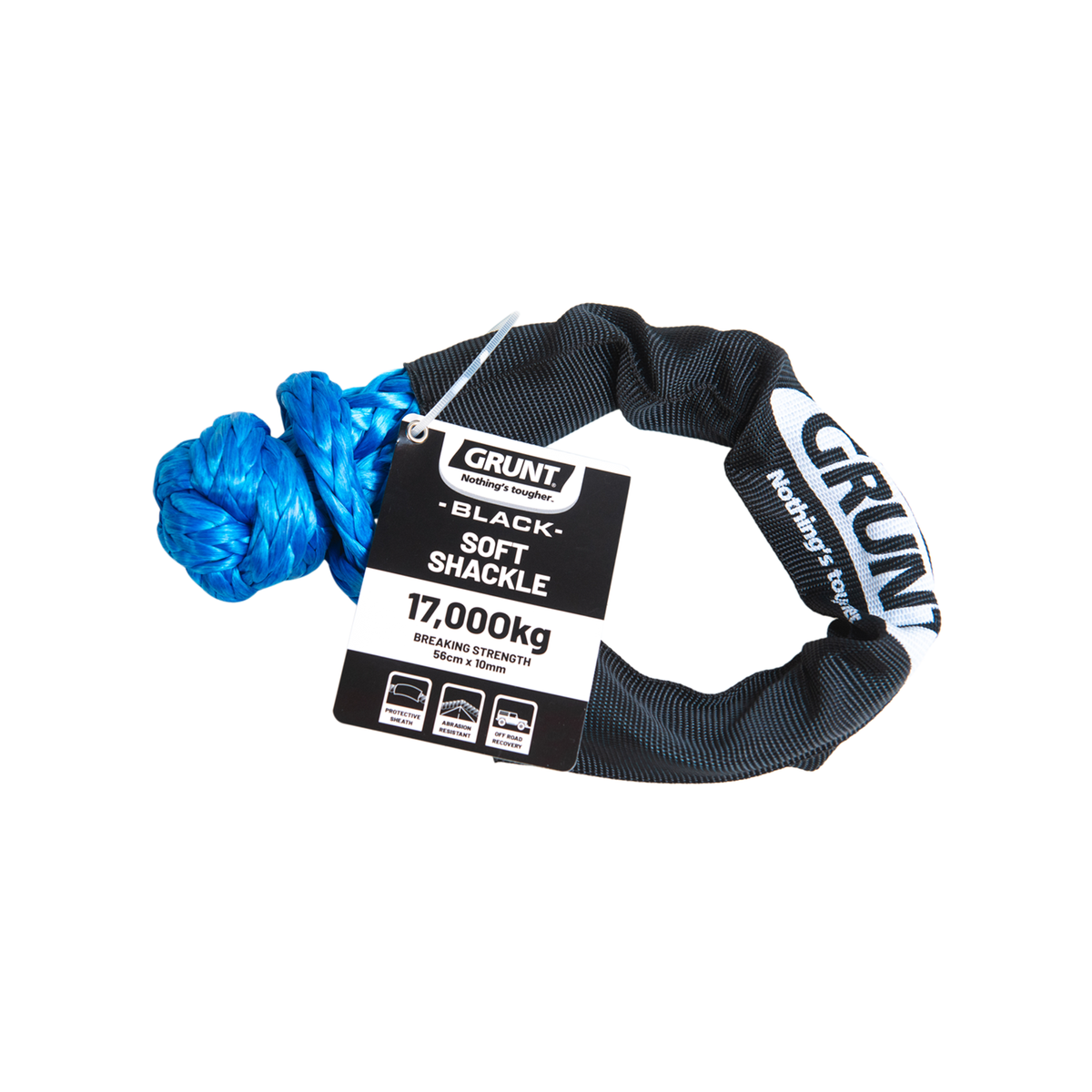 Grunt 17000kg Braided Softshackle - 60mm x 280mm - Abrasion-Resistant Fibre - SuperSaverAU - view 3