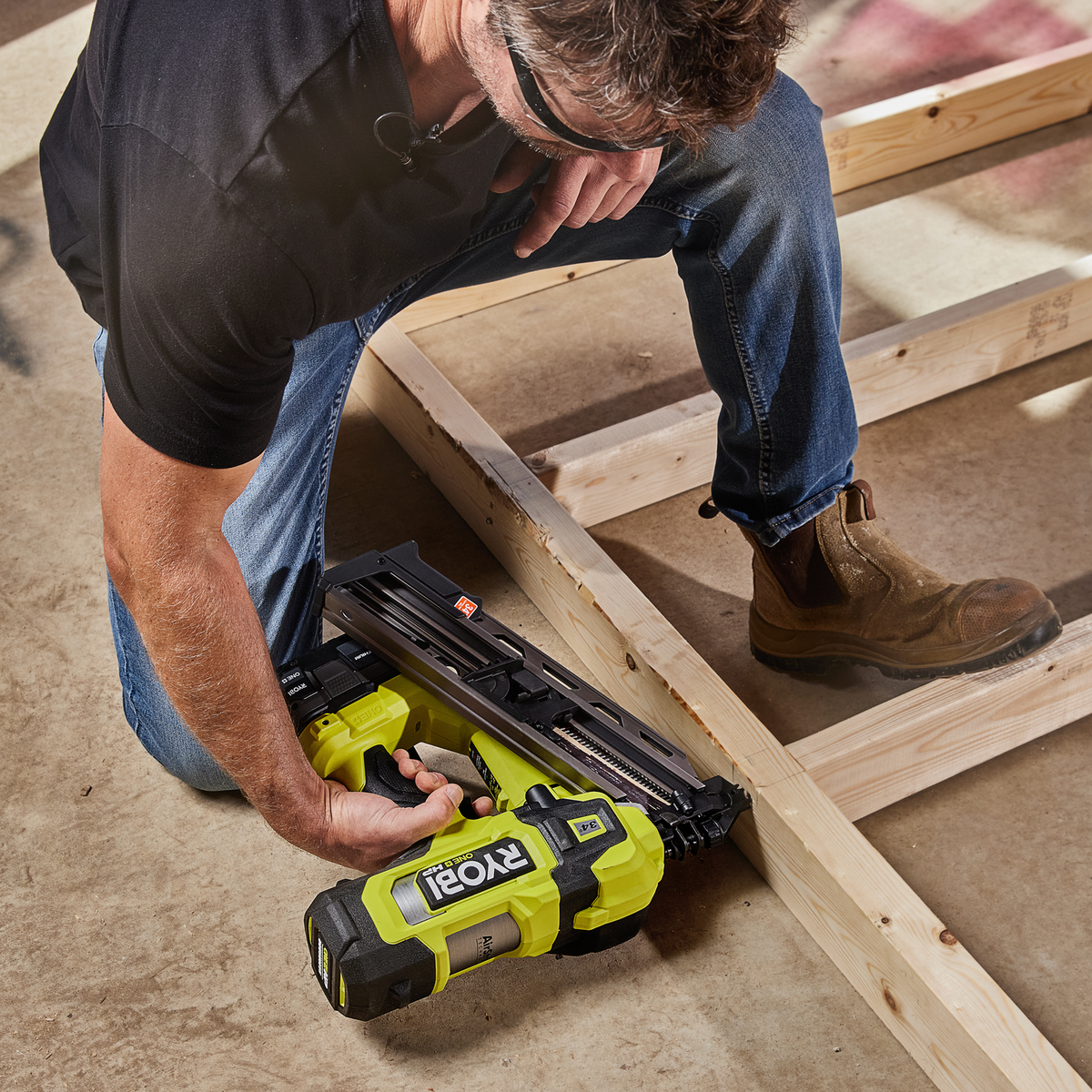 Ryobi 18V ONE+ HP Brushless AirStrike Framing Nailer 30-34° - Tool Only - Efficient, Cordless - SuperSaverAU - view 5