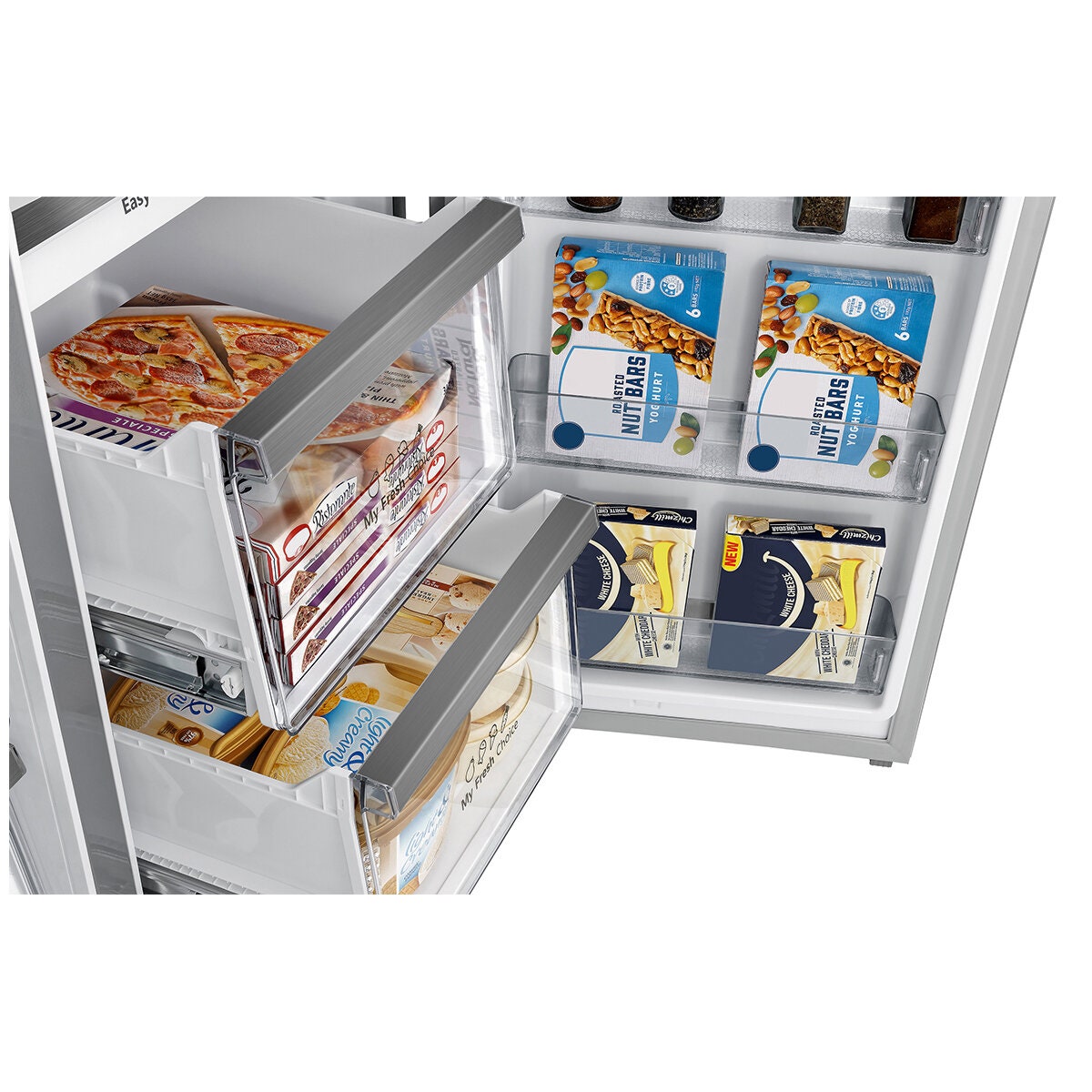 Hisense 609L French door fridge - stainless steel, inverter compressor, 3 star energy rating - HRCD610TS