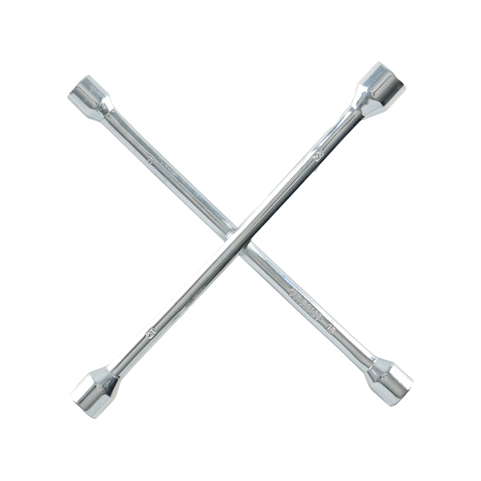 Trojan 4 Way Wheel Brace with Four Socket Sizes