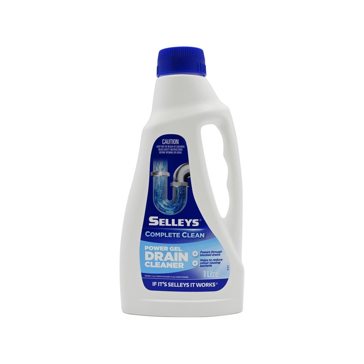 Selleys Complete Clean Power Gel Drain Cleaner 1L