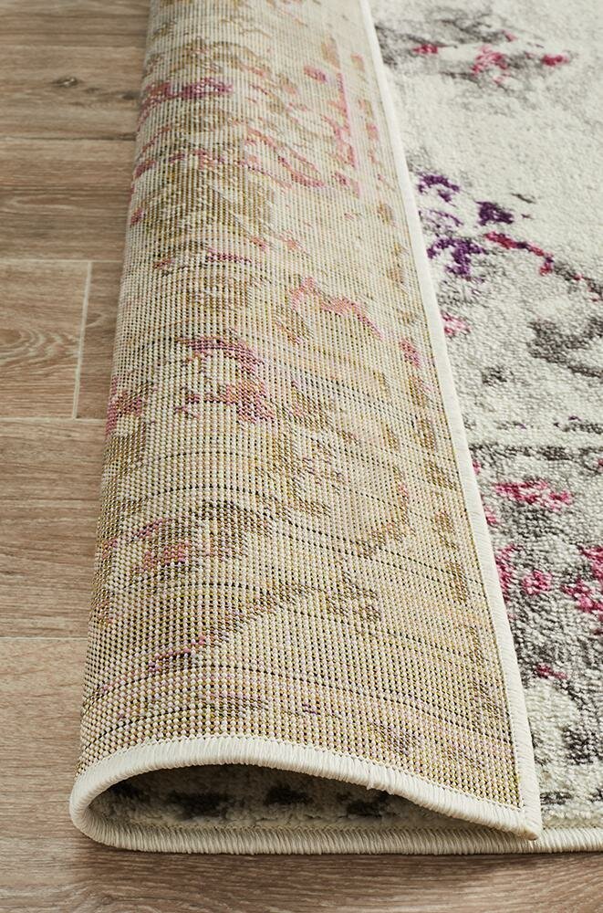 Rug Culture Metro medium pink rug 230x160cm - polypropylene power loomed with 9mm pile - MET602PNK230X160