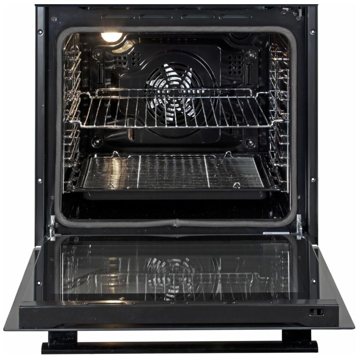 Artusi 60cm White Pyrolytic Oven - 88L Capacity, 11 Functions, Quadruple Glazed Door - CAO610WP