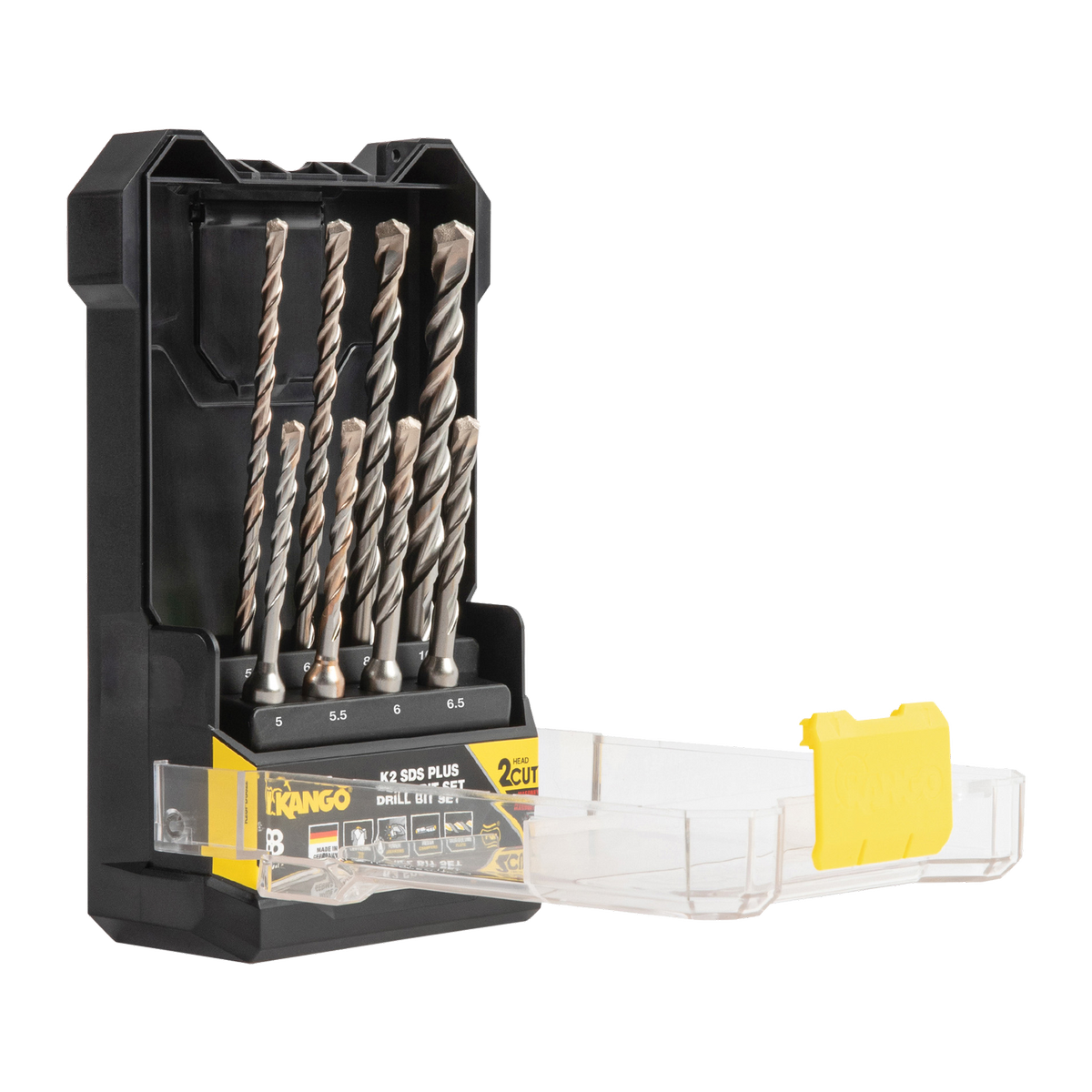 Kango K2 8 Piece SDS Plus Drill Bit Set - Masonry & Concrete