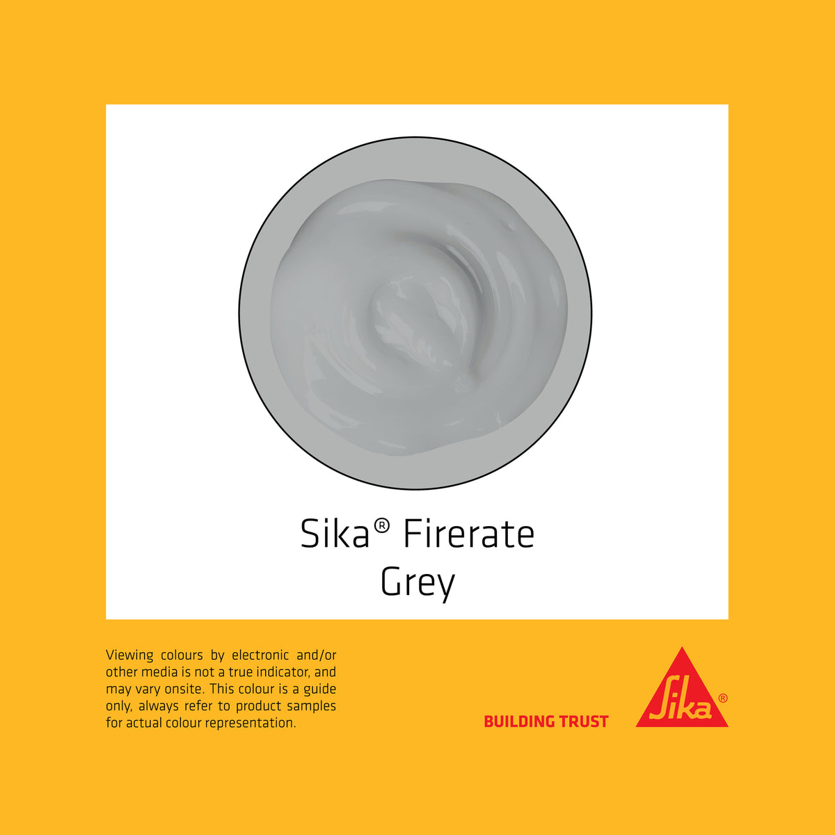 Sika Firerate Fire-Resistant Acrylic Sealant Grey 310ml