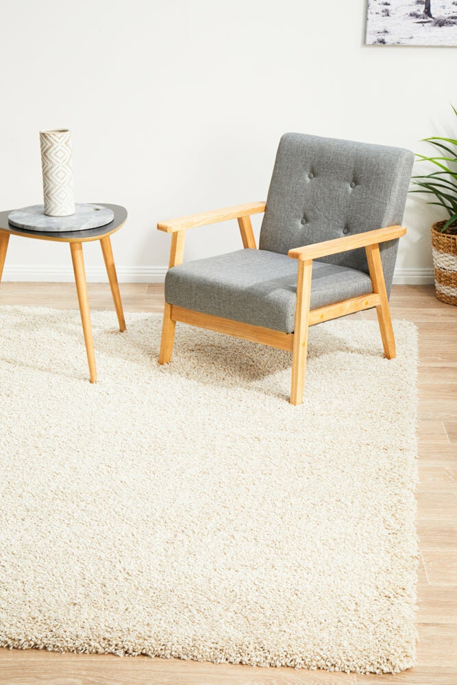 Rug Culture Laguna Medium Cream Polypropylene Rug 230x160cm - Power Loomed - LGNCREAM230X160