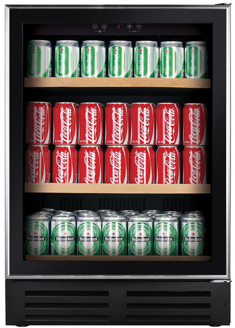 Lemair 145L Beverage Centre - Black, 3 Star Energy Rating, Reversible Door - LBC6178