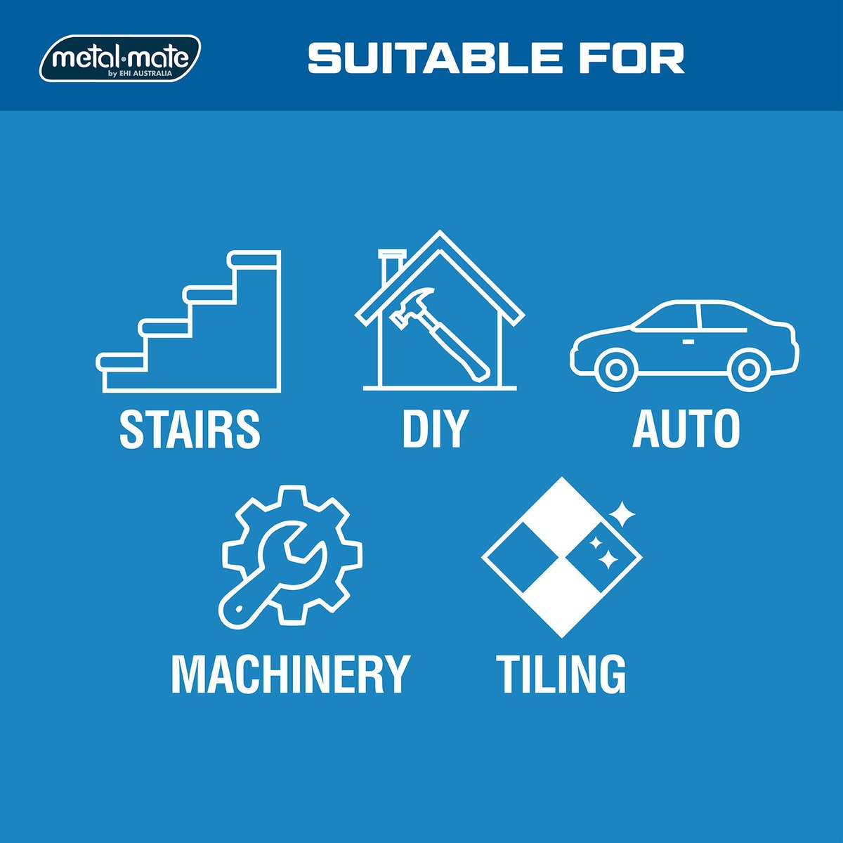 Metal Mate Aluminium Stair Nosing 43mm x 23mm Lightweight Slip Resistant - SuperSaverAU - view 5