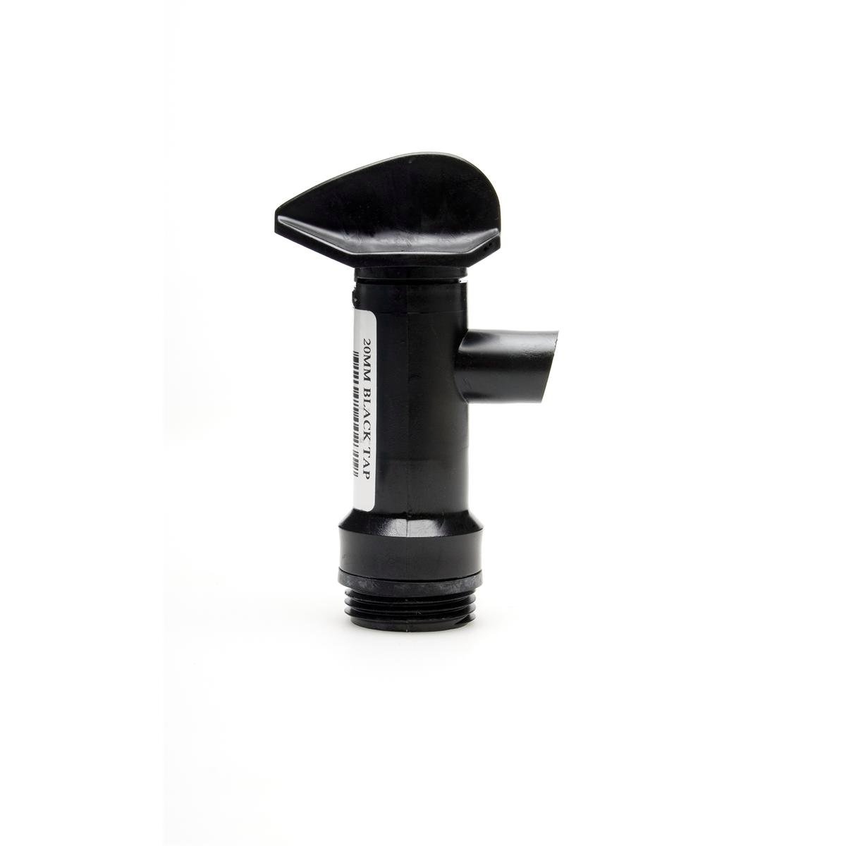 Diggers 20mm Drum Tap, Black Plastic to Suit 20L Drums