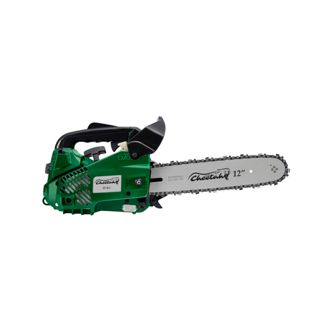 Cheetah 12 Inch 2-Stroke 25.4cc Chainsaw, 30.5cm Bar, 3/8" LP Chain 1697581