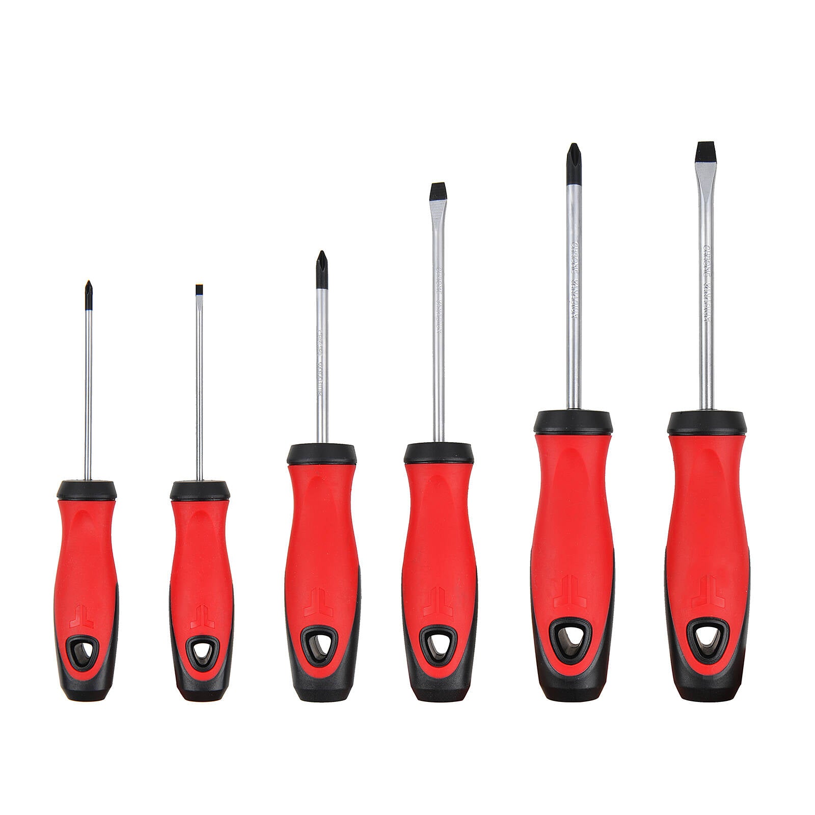 Trojan 6 Piece Chrome Vanadium Magnetic Screwdriver Set, Boxed