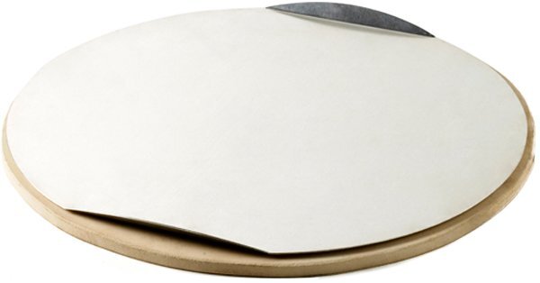 Weber Q pizza stone and tray - barbecue accessory for pizza cooking - model 17653