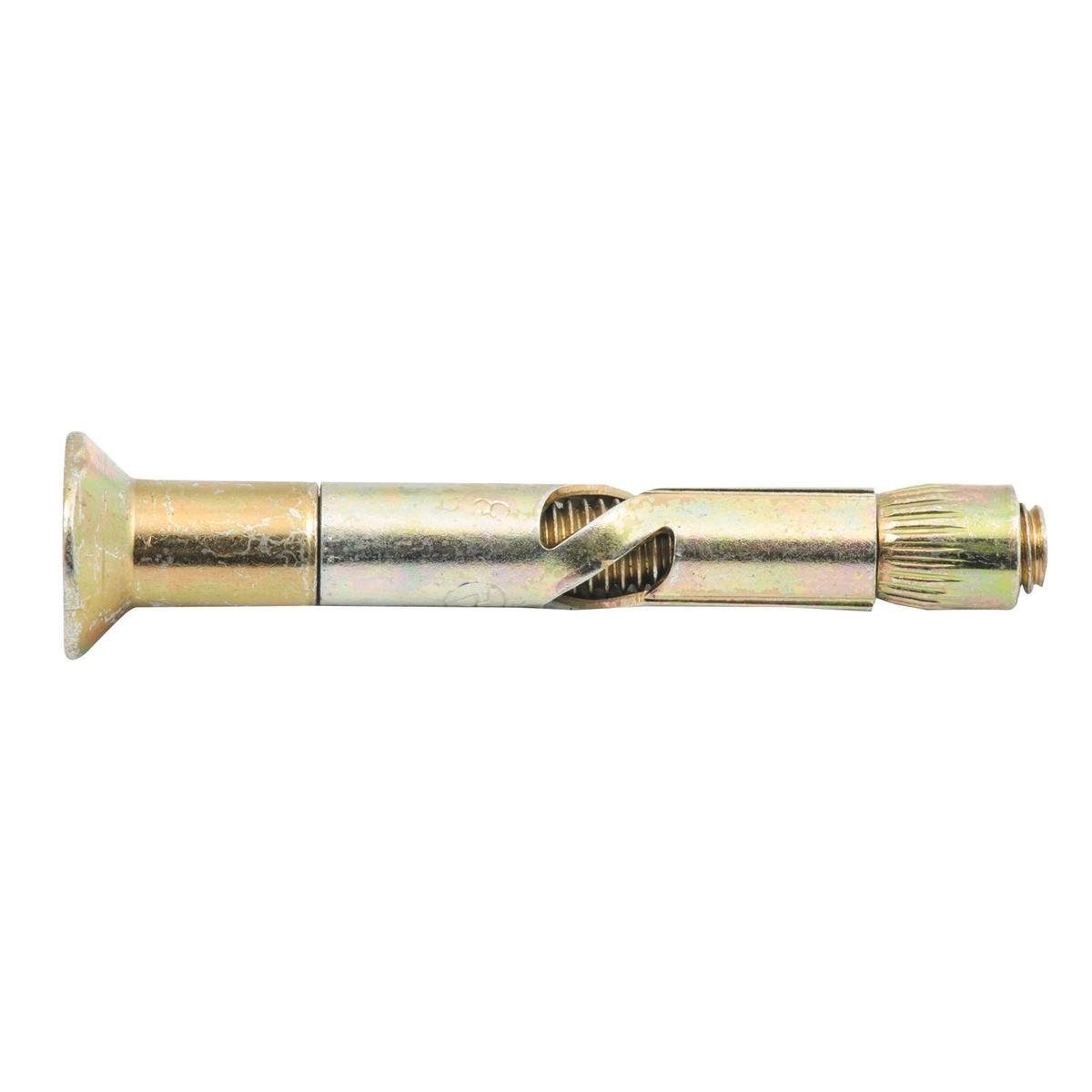 Ramset DynaBolt Plus 8 x 60mm Countersunk Masonry Anchor - Gold Passivated
