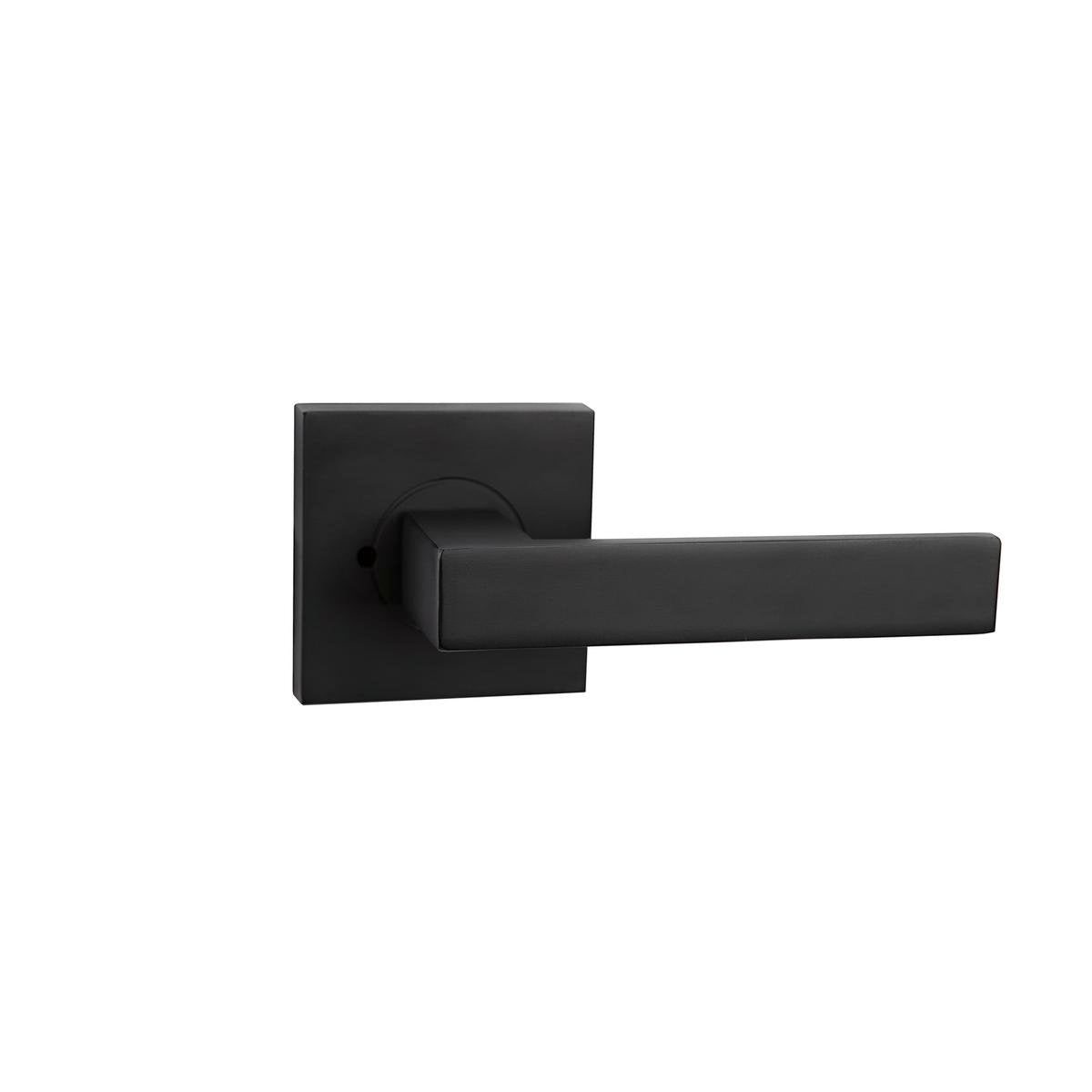 Lemaar Javea Privacy Set Black Zinc Lever - 65mm Interior Door