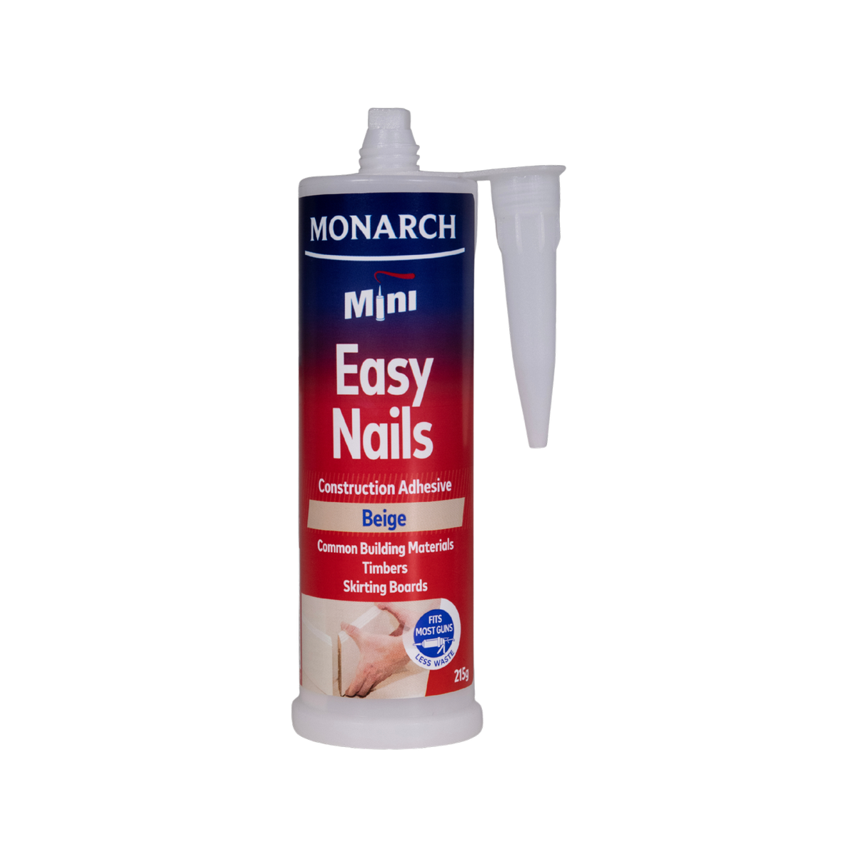 Monarch Mini Construction Adhesive 215g Beige Strong Bond Low Odour - SuperSaverAU - view 1