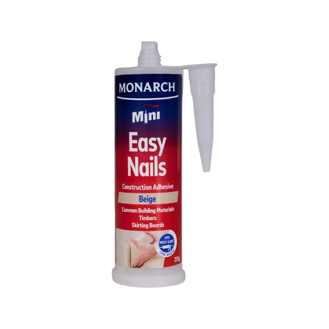 Monarch 215g Beige Mini Construction Adhesive, Strong Solvent-Resistant Bond