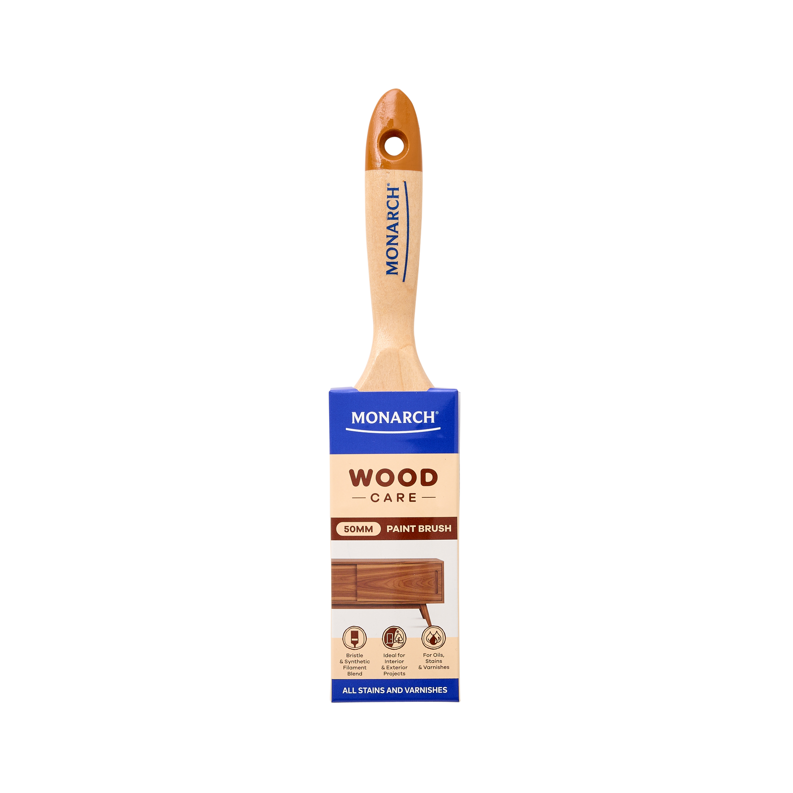 Monarch 50mm Woodcare Timber Handle Paint Brush