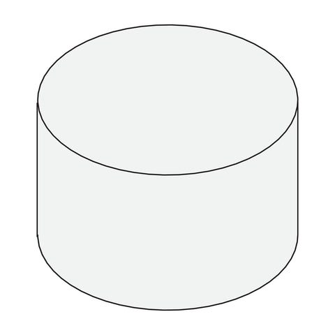 Icon Plastics 80mm White PVC Downpipe Plug