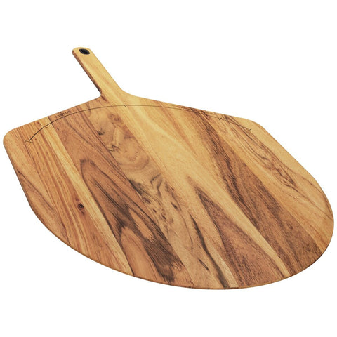 Gozney Acacia Wood Pizza Peel and Server 16-Inch XL - FSC-Certified Acacia - Brown - Etched Guides - AD1771