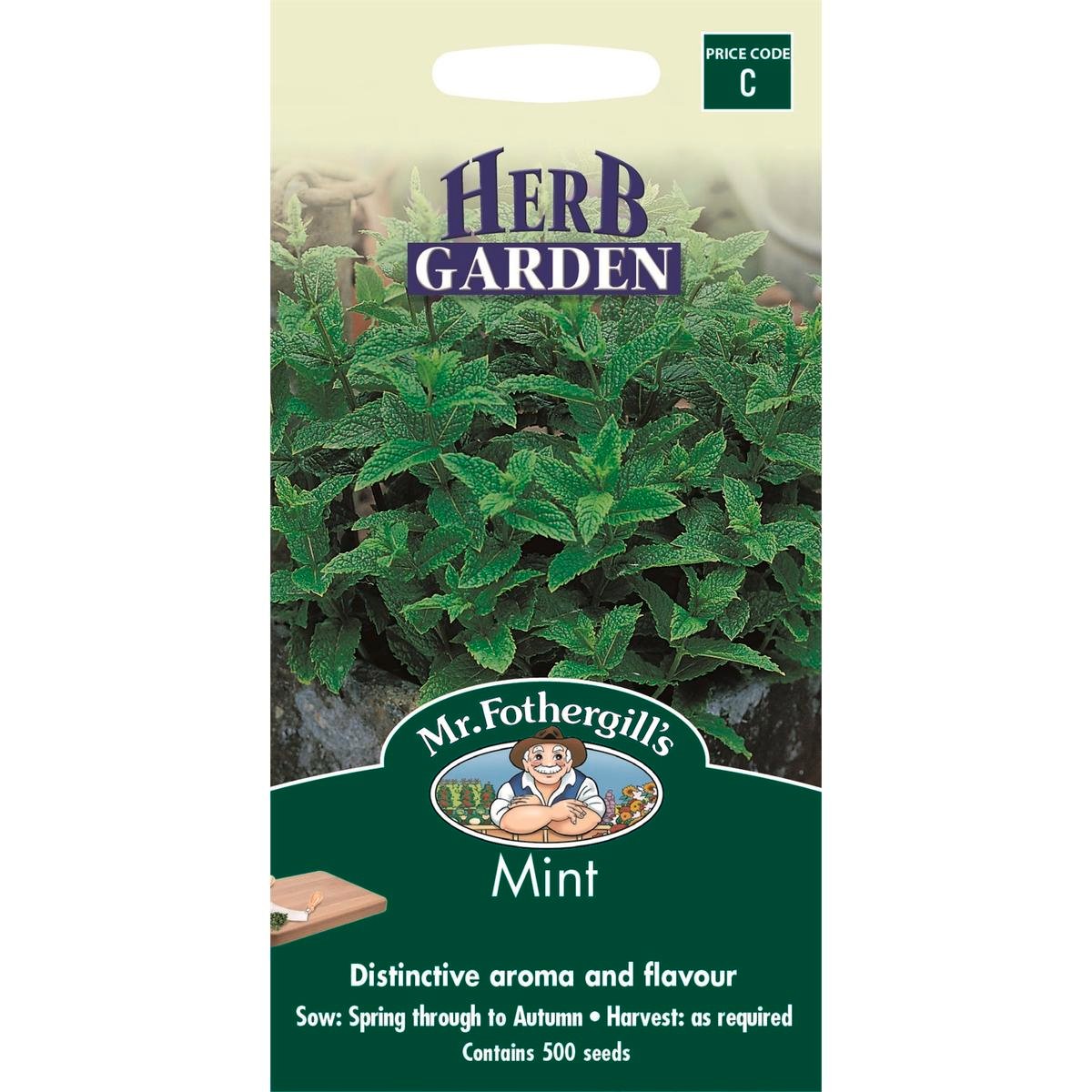 Mr Fothergill Mint Herb Seeds - 0.005kg - Seed - Culinary Use - SuperSaverAU - view 1