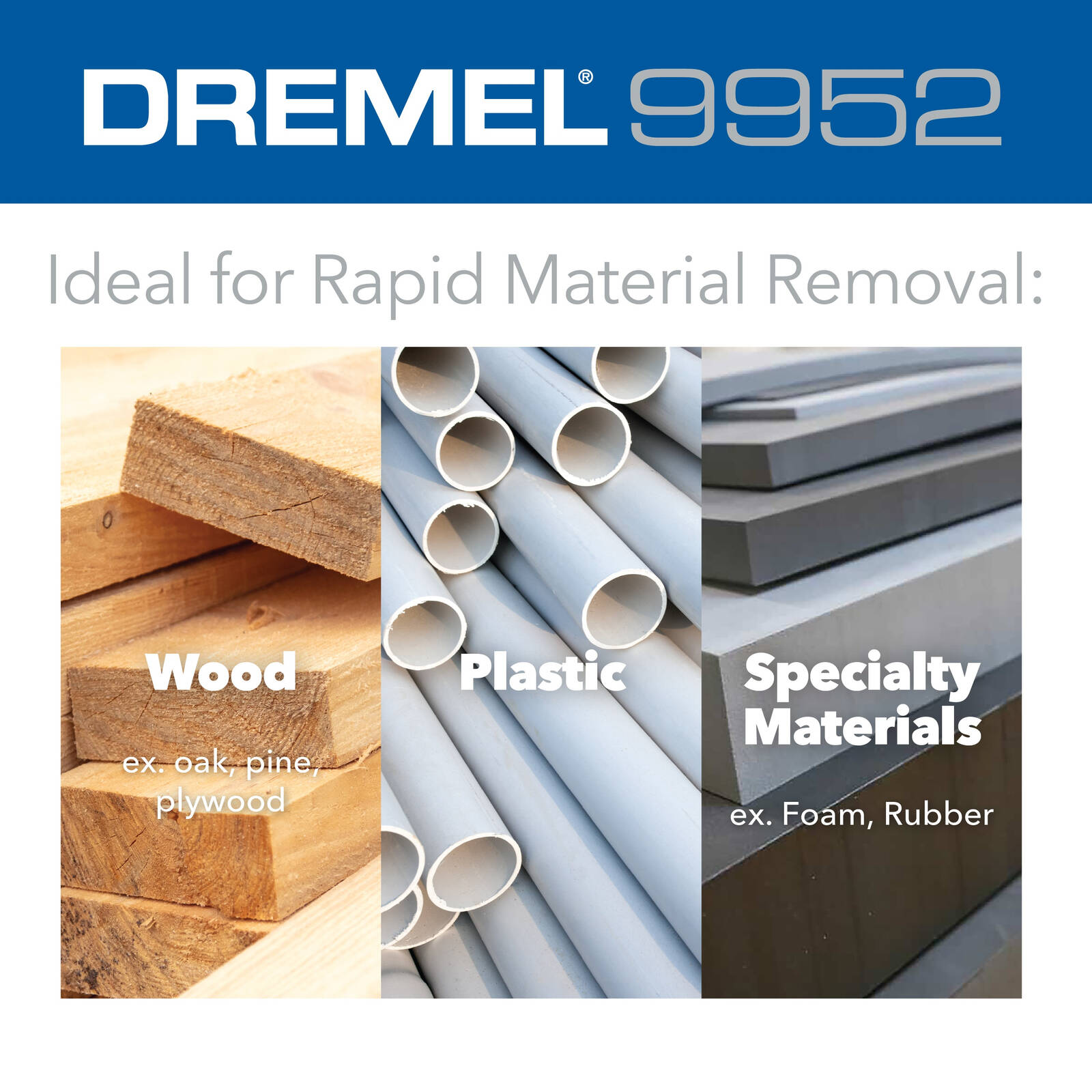 Dremel 9952 Max Power Tungsten Carbide Carving Bit