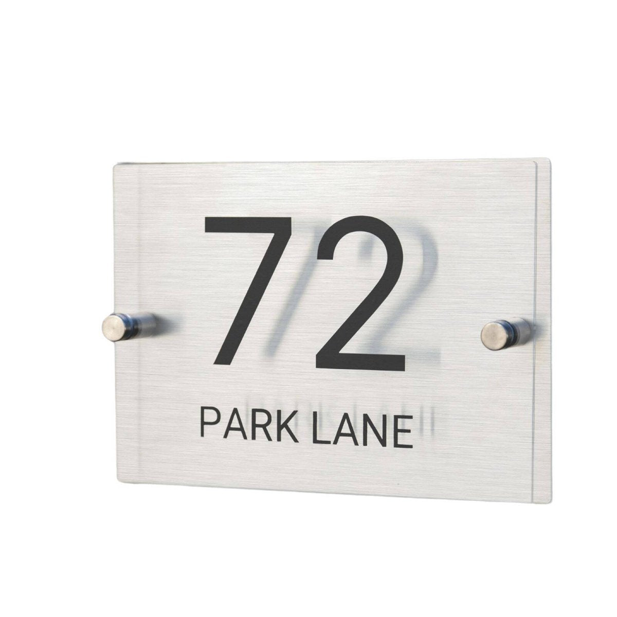 Numero Customisable Address Sign Weather Resistant with Mounting Hardware