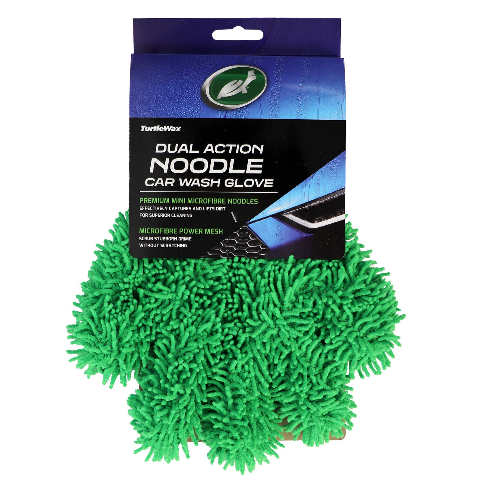 Turtle Wax Dual Action Noodle Microfibre Car Wash Glove