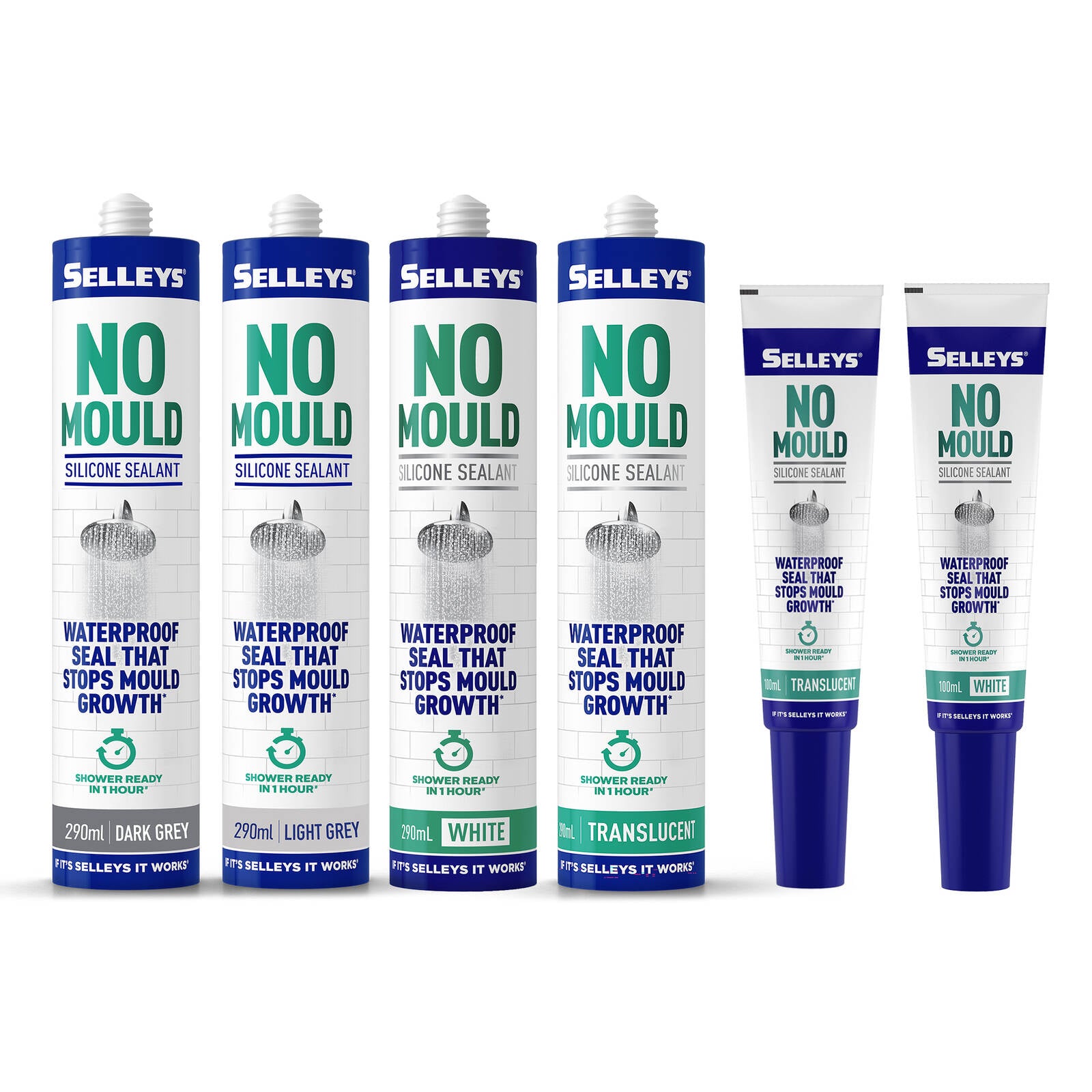 Selleys No Mould 100ml Translucent Silicone Sealant