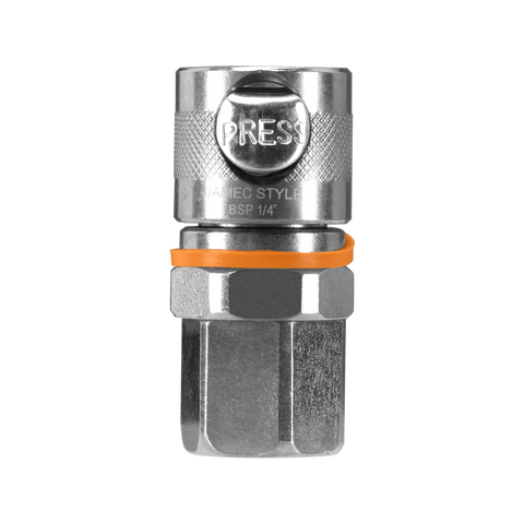Powerfit Jamec Coupler - 1/4" - Steel - 150PSI - SuperSaverAU - view 1