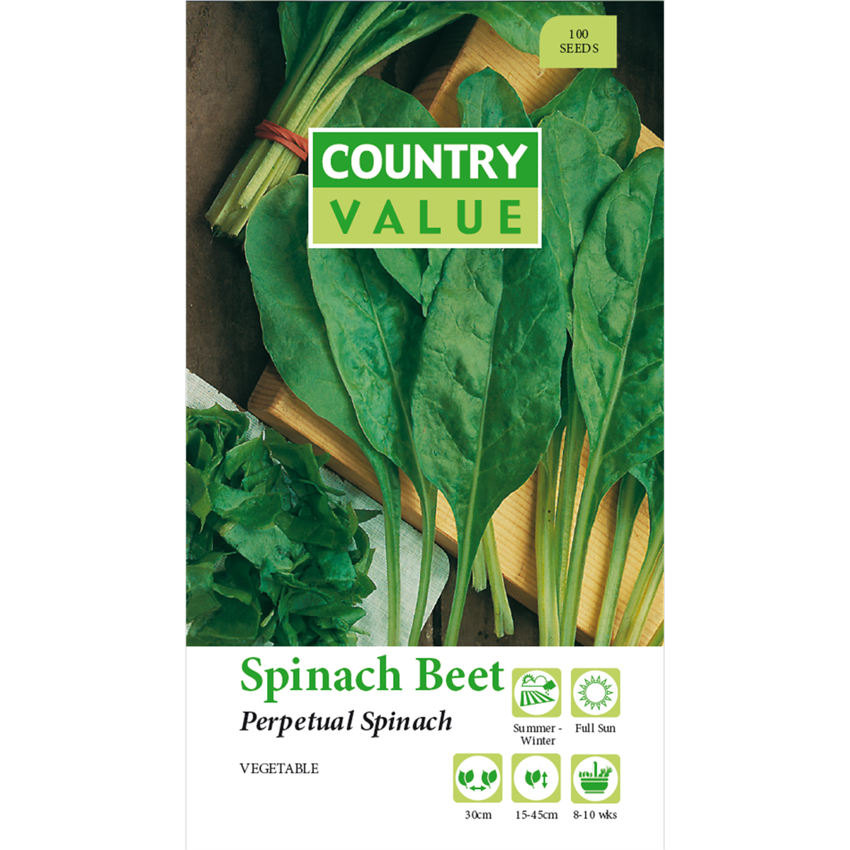 Country Value Perpetual Beet Spinach Vegetable Seeds for Full Sun
